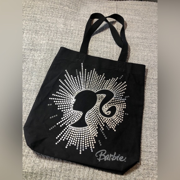 Barbie Handbags - Barbie Tote Bag Black and Silver